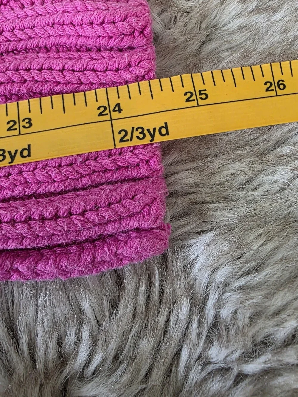 Free People Devon Striped Sweater Fuschia Rose Combo Cropped Length